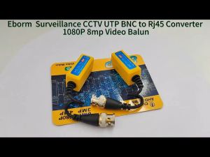 8MP CCTV Video Balun HD AHD/TVI/CVI BNC Connector 300m Transmission Meters