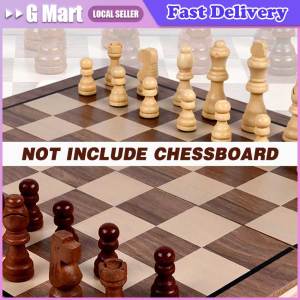 ⭐️【Local Warehouse】【2.2inch】Chess Set King Figures Chess Game Pawns Figurine Backgammon Pieces Wooden Chess Pieces Tournament Staunton Wood Chessmen