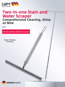 LHM | Silicone Long Handle Magic Floor Scraper and Squeegee