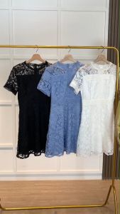 D11803 Breeze Premium Crochet Mini Dress