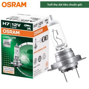 Osram | Đèn Pha Halogen OSRAM H7 64210L 12V 55W Tiêu Chuẩn 3200K Tuổi Thọ Cao Chất Lượng OEM Bóng Đèn Pha Ô Tô Cho Chế Độ Chiếu Xa/gần