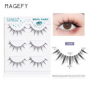 MAGEFY ขนตาปลอมเกาหลี eyelash ขนตาปลอมขนมิ้ง3D ขนตาปลอมติดเอง ขนตา ขนตาธรรมชาติ",