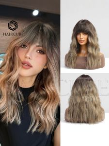 Brown Gradient Short Curly Wig Womens Hair Replacement Easy Wear Comfortable Fit Change Your Style without Dyeing Or Perming