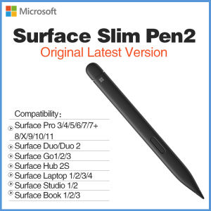 Microsoft Original Surface Slim Pen 2 Support with Surface Pro 3/4/5/6/7/7+/8/X/9/10/11 Surface Go1/2/3 Surface Laptop 1/2/3/4 Surface Book 1/2/3 Surface Studio 1/2 Surface Duo1/2
