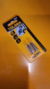 Tolsen 2pcs Philip Screwdriver Bit Set (PH 1 | PH2 | PH3 x 25mm | 50mm) S2 Industrial Steel