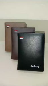 Baellerry D3216 Dompet Zipper Tebal Masuk Banyak Kartu Bahan Sintetis Kilat