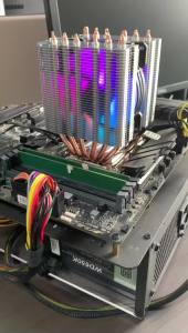 6 Heat Pipes CPU Air Cooler 5V-3PIN ARGB Cooling Fan for Intel LGA X99 1700 1200 1150 1151 1155 2011 X79 AMD AM3 AM4 AM5