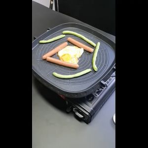 Marino กระทะย่าง กระทะปิ้งย่างเกาหลี ทรงเหลี่ยม ขนาด 32 ซม. No.Y1761 Y2306