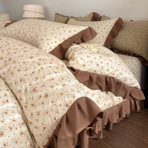 susan | Bộ Chăn Drap Gối Phong Cách Pháp Cổ Điển Bằng Cotton Rửa