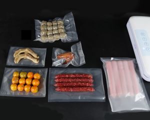 Combo 100 túi hút chân không thực phẩm túi nhựa niêm phong PA an toàn cho sức khỏe