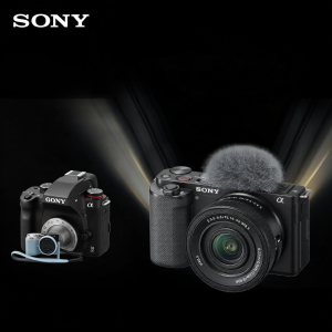 Sony | Live Streaming Selfie Travel VLOG Capable Digital Camera