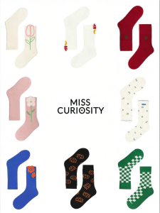 Miss Curiosity | Vớ Mỏng Đa Màu Dài Đến Mid-Calf Cho Mùa Hè Ngoài Trời Không Xương