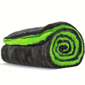 1400GSM Full-Size SUV Truck Drying Towel Double-Sided Microfiber Twisted Yarn Technology High Absorbency And Scratch-Resistant