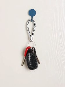 BW-C1198 Gantungan Kunci Kulit Braided Kepang Aksesoris Mobil Motor Tas Wanita / Keychain Ganci