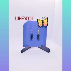 WHES002 Handmade Earring (Yellow Gold Pearl)