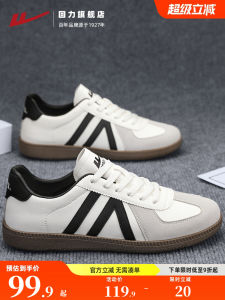 Comfortable Running Shoes Mens Classic Style Sporty Casual Shoes Dequn Mens Fashionable Breathable Leather Upgraded Version