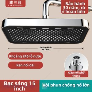 YALANDENG | Vòi Hoa Sen Áp Suất Cao Lưu Lượng Nước Lớn
