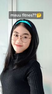 BANDANA KERUT AUREL - Bandana korea puff headband fachial ruffle kerut accessorie