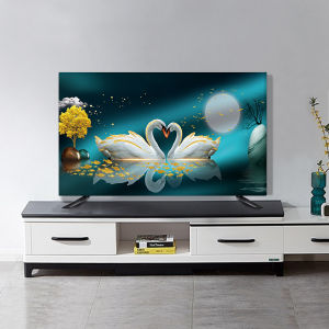 คลุมจอโทรทัศน์แบบป้องกันฝุ่น ขนาด 42-65 นิ้ว คลุมจอโค้ง ครอบคลุมจอ ผ้าคลุมเครื่องเสียงและอุปกรณ์บ้าน