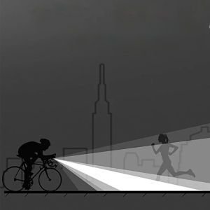 BK02 Bike Light T6 LED USB Rechargeable Bicycle Lights 6 Modes MTB Flashlight Bicycle Headlight for Cycling Bicycle Front Lamp