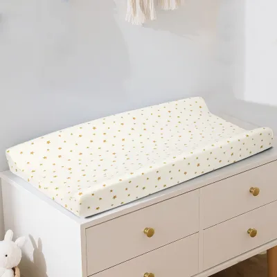DAERDUOZIWANGZI | Detachable Cotton Changing Pad Cover for Diaper Station
