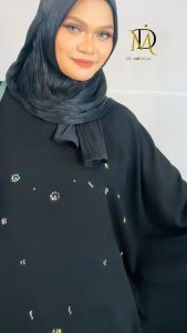Baju BuraQ Moden Diamond | new arrival | raya collection | artistic baju BuraQ | ironless | cey and cey crush. Hijab Baju BuraQ | tungund Baju Buraq