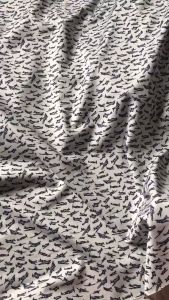 Vải Thun Poly Cotton Họa Tiết Nhí Khổ 1m55 - Chất Co Giãn 4 Chiều Mềm Rũ - May Đồ Bộ Váy Đầm