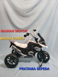 Mainan Anak Motor Gowes PMB M888 A Ban Lapis Karet