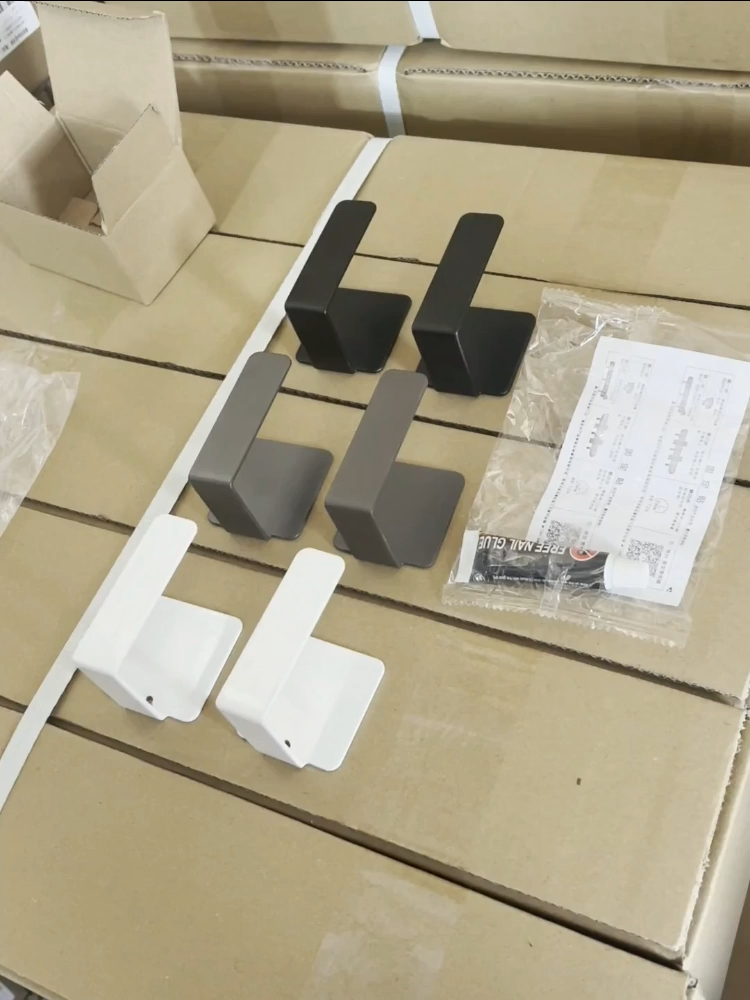 AIYU Carbon steel gun gray light luxury pot lid rack/cutting board rack wall mount space saving kitchen organizer