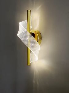 wall Light Modern Minimalist Wall Lamp Bedside Lamp Three -Color LED Spiral Creative Wall Light For Bedroom Corridor Living Room