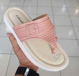 Lolinda Sandal Wanita Corean Casual Elegan Jepit Flip Flop Nyaman Enteng Anti Slip DRS898