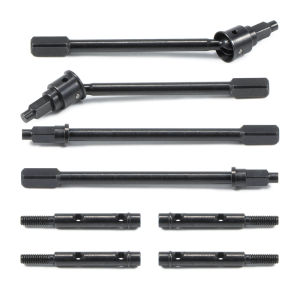 Hardened Steel CVD Universal Axle Straight Shaft Portal Stub Axle for 1/18 RC Crawler Axial UTB18 CAPRA Replacement Parts
