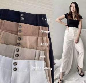 Rok Cargo Belah Catton Twill Skirt Korean Style-Rok Cargo Wanita Kekinian