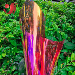 A4 Multicolor Iridescent Holographic Clear Transparent PVC Fabric Leatherette Laser Rainbow Film Vinyl Craft Bag Earring DIY Bow