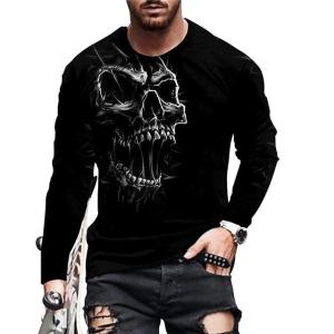 Horror Shirt Oversized Shirt T-shirt for Men Horror Shirt Tops T-shirt