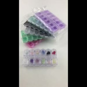 12 Lưới Hộp Bảo Quản Nghệ Thuật Làm Móng Tay Hộp Đựng Trang Sức Ren Hộp Đựng Dụng Cụ Làm Móng Tay Hộp Đen Hồng Trong Suốt Trắng Để Sử Dụng Tại Nhà
