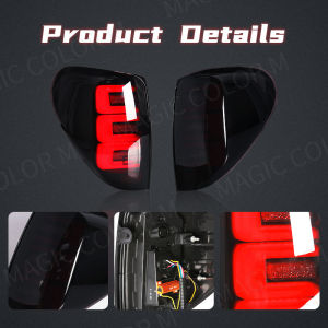 2Pcs LED Rear Tail Light For Mitsubishi L200 Triton Colt 2005-2016 Auto Brake Fog Lamp Daytime Turn Signal Car Accessories 12v
