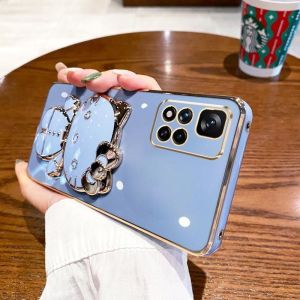 Redmi Note11S 4G 5G Phone Case Silicone Anti-Fall Cute KT Cat Design Protective Cover for Xiaomi Redmi 10 2022 10C 9T Models