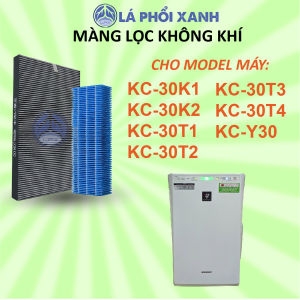 Màng lọc không khí sharp KC-30T1 30T2 30T3 30T4 KC-30K1 30K2 KC-Y30 Màng lọc hepa màng lọc bù ẩm Tấm lọc không khí