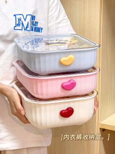 กล่องเก็บเสื้อผ้าชั้นดีแบบแยกชั้นสำหรับห้องนอนของนักเรียน กล่องเก็บเสื้อผ้าในตู้เสื้อผ้าแบบแยกชั้นสำหรับใส่รองเท้าและกางเกงชั้นดี