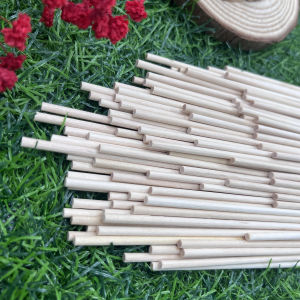 10-25 ซม.4 ขนาดไม้ Rod Pine รอบธรรมชาติไม้ Handmade DIY วัสดุ CRAFT Stick Bar รุ่นอาคาร home Decor