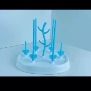 Giá úp bình sữa khay úp núm vú ly cốc hình cây cao cấp vệ sinh an toàn cho bé Beandy Kids