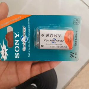 P24  SATUAN OEM RECHARGEABLE 9V VOLT BATTERY KOTAK 450mAh PERSEGI BATERAI ISI ULANG LITHIUM 450 M