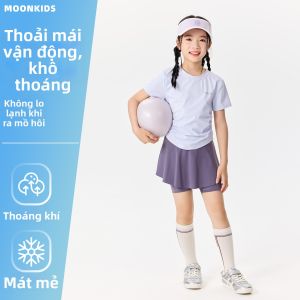 Moonkids | Bộ Đồ Thể Thao Lụa Băng Dành Cho Gái Tập Yoga Fitness