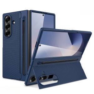 Touch Pen Included Holder Hard PC Anti-Shock Phone Case For Samsung Galaxy Z Fold 8 Ultra 7 6 With Screen Glass Protector Cover
