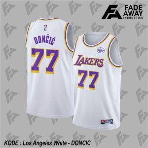 JERSEY BASKET LUKA DONCIC LAKERSLAKE SHOW #77