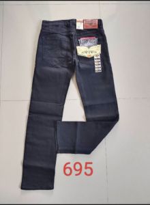 กางเกงยีนส์ผู้ชายขากระบอก ยีนส์ขากระบอกเป้ากระดุม