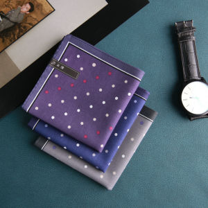 High End Cotton Handkerchief for Men Portable Sweat Absorbing Square Scarf All Cotton Water Absorption Handkerchief Gift