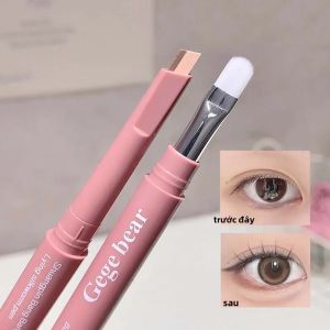 Phấn Mắt Dạng Bút Tơ Tằm Hai Tông Màu Hồng Trắng 2IN1 Với Cọ Tán Lâu Trôi Tạo Hiệu Ứng Highlight Lâu Trôi Tạo Bóng Lông Mày Lớp Nền Lì