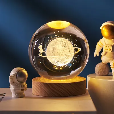 Customized Engraving Practical Glowing Crystal Ball